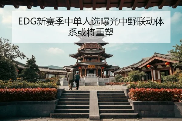 EDG新赛季中单人选曝光中野联动体系或将重塑